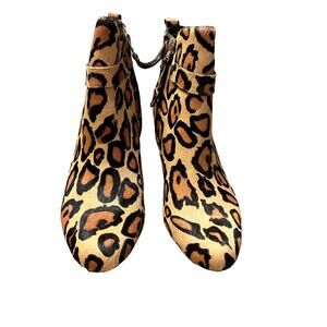Sam Edelman Mandi Leopard Booties Size 8 NWT
